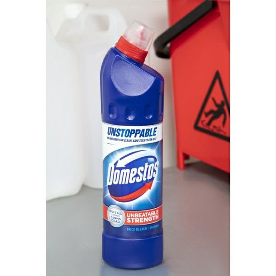 Consumables * | Top Sell Domestos Professional Original Bleach Concentrate 750Ml (Pack Of 9)