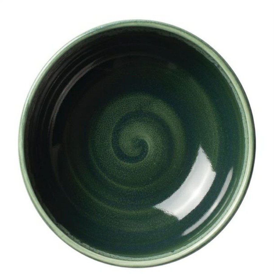 Crockery * | Excellent Steelite Aurora Vesuvius Burnt Emerald Bowls 155Mm (Pack Of 12)