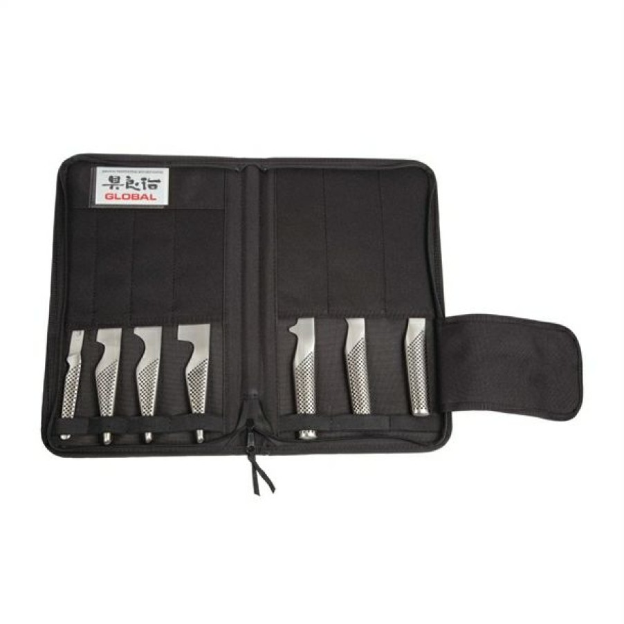 Kitchenware & Knives * | Promotion Global 7 Piece Knife Set With Case