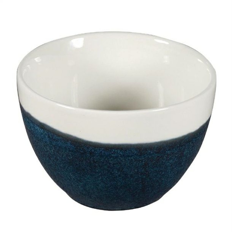 Crockery * | Typical Style Churchill Monochrome Profile Open Sugar Bowls Sapphire Blue 230Ml (Pack Of 12)