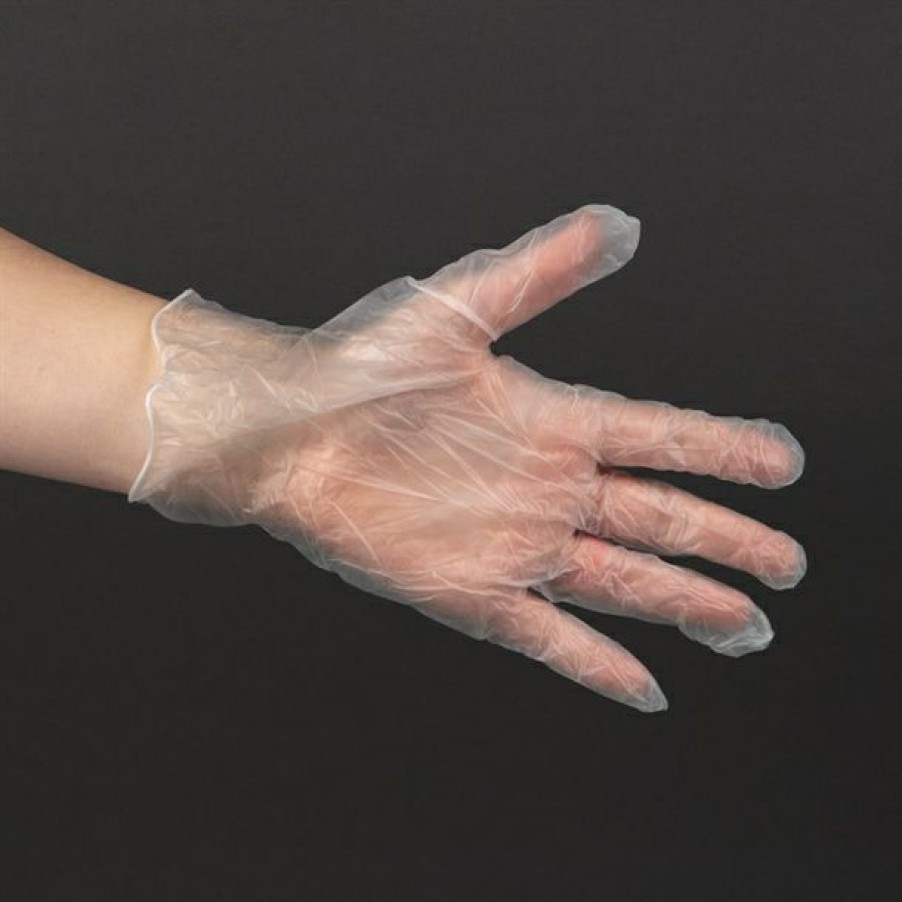 Consumables * | Quick Delivery Powder-Free Latex Gloves Clear (Pack Of 100)